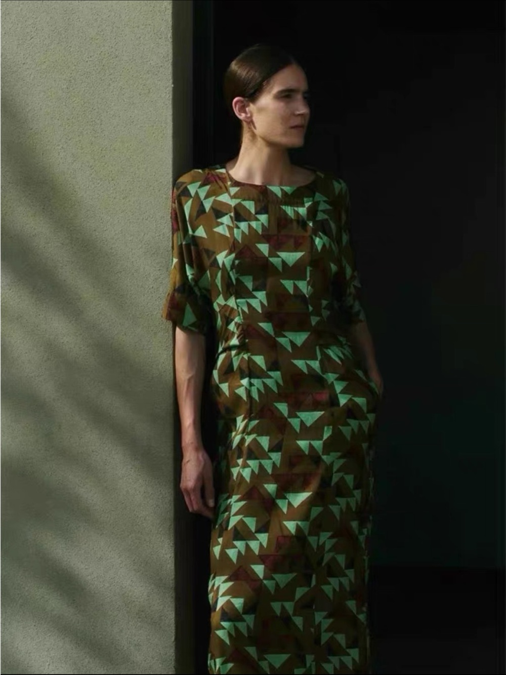 TOAST limited edition Geometric Print Dress XS
